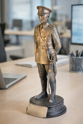 AF SANART Atatürk Üniformalı Dekoratif biblo Heykel