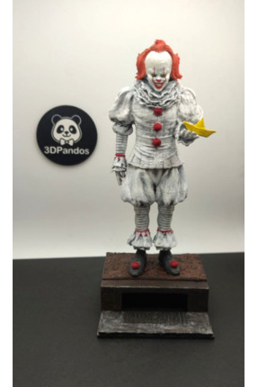 3D Pennywise - It Palyaço Korku Filmi Figürü - 19cm - Hediyelik / Koleksiyonluk