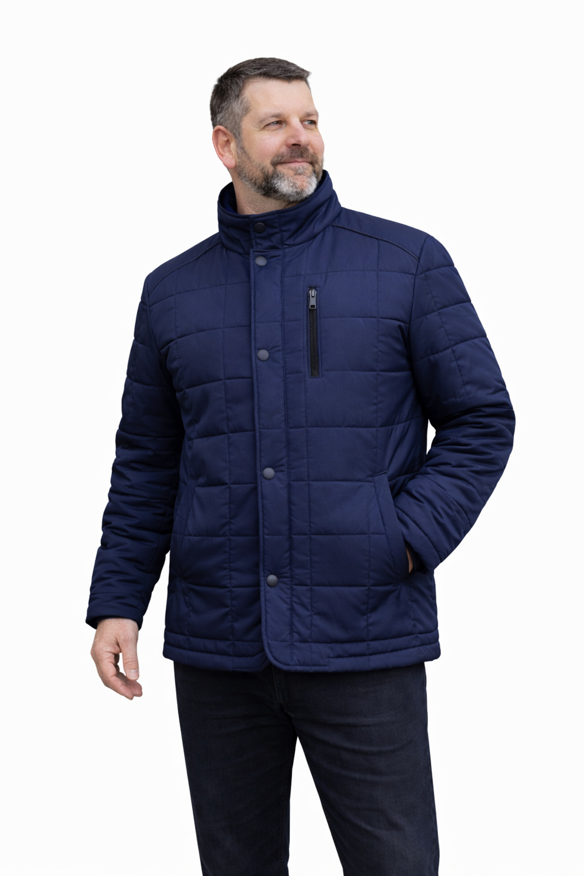 Perfore Büyük Beden Erkek Kaban. 4XL, 5XL, 6XL,7XL görsel 2