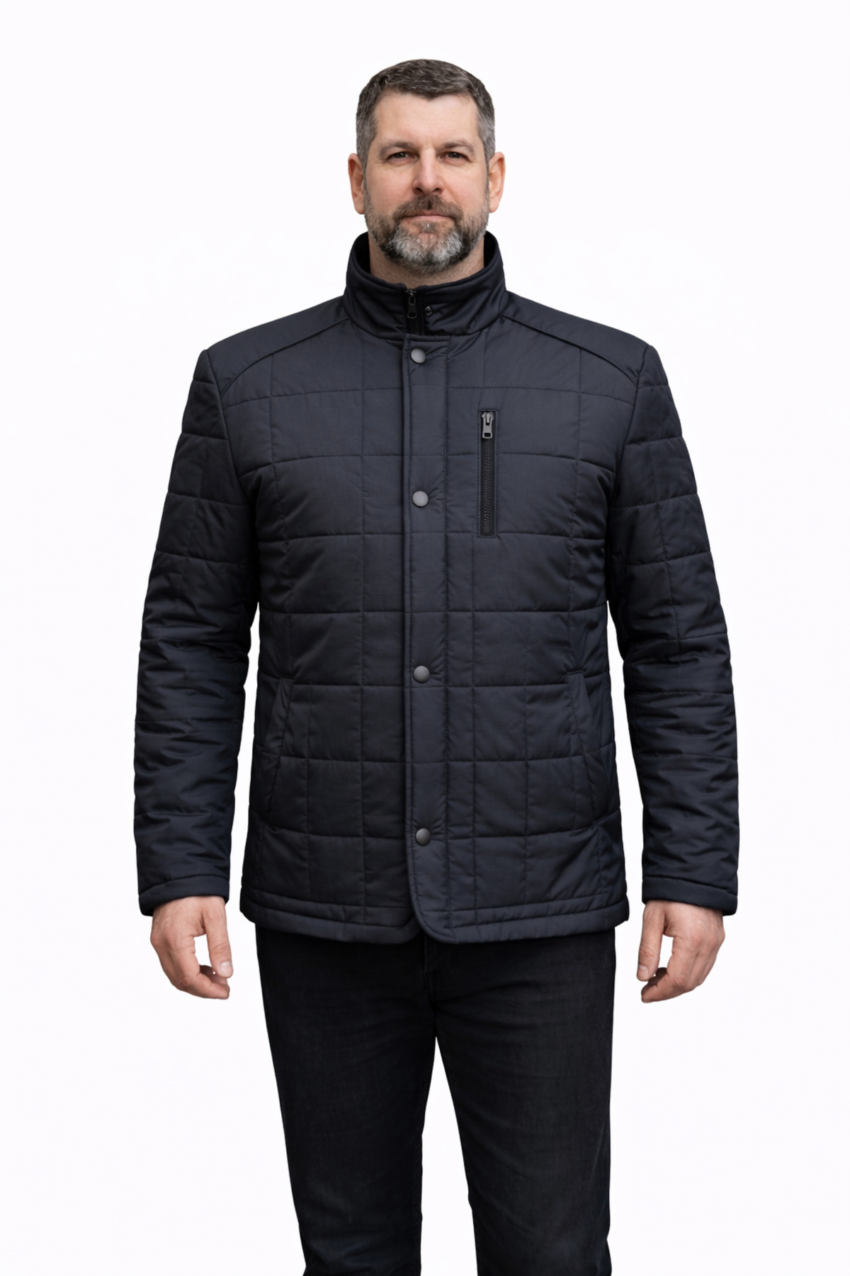Perfore Büyük Beden Erkek Kaban. 4XL, 5XL, 6XL,7XL görsel 2
