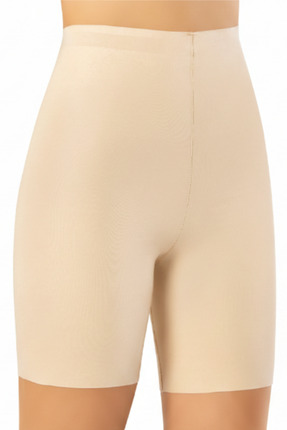 EMFURE Yüksek Bel Lazer Kesim Külot Görünmez Boxer Ten Rengi Kaymaz Korse sil...