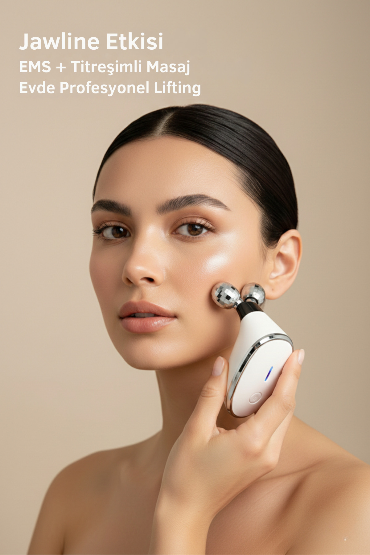 Duolift Pro™ EMS Mikro Akım Yüz Lifting Cihazı Cilt Sıkılaştırıcı, Kırışıklık Azaltıcı, Çene Kontur — سفید Cyrina-Duolift-pro — تصویر 3 از 8