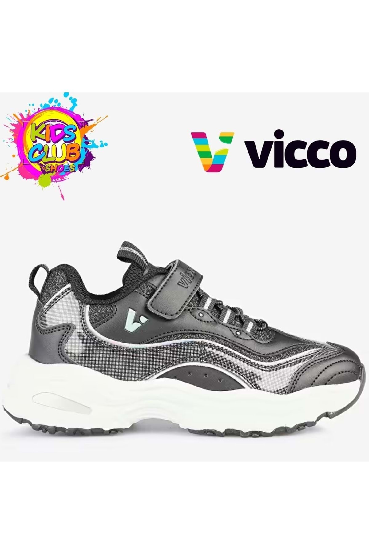 Vicco Hack D-lites Ortopedik Çocuk Spor Ayakkabı SİYAH