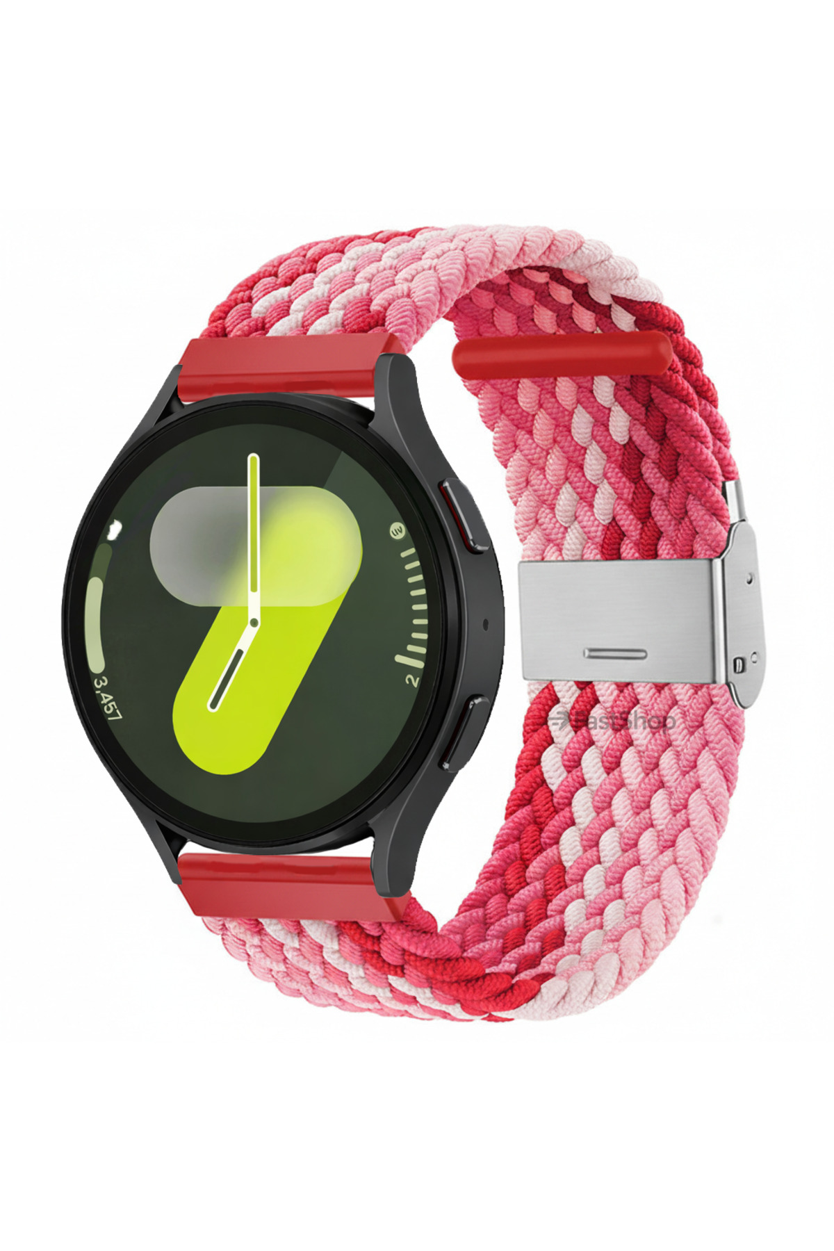 Samsung Galaxy Watch 4 5 6 7 Fe 40 44mm Classic 42 43 46 47mm Compatible 20mm Metal Clip Mesh Cord
