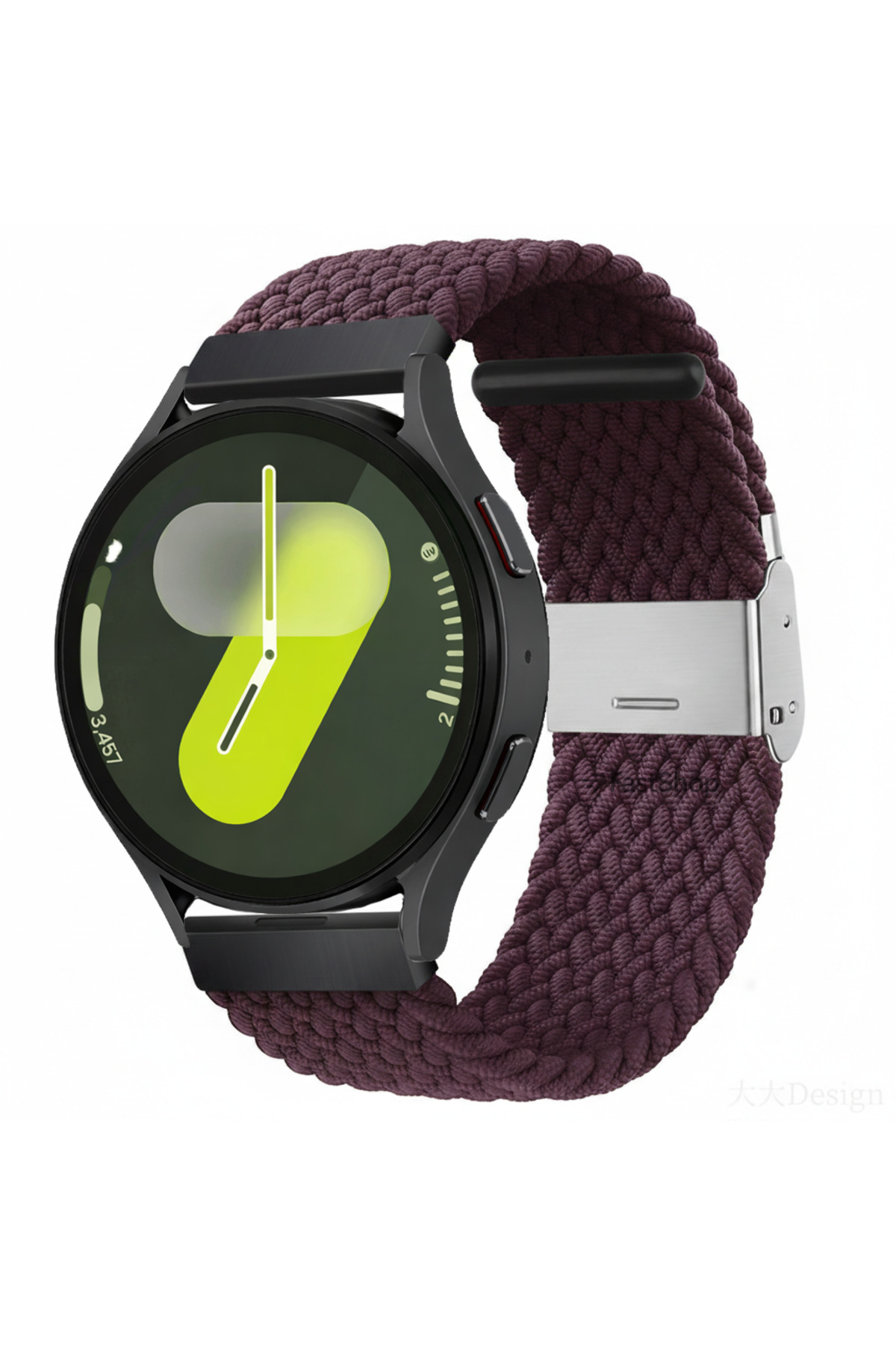 Samsung Galaxy Watch 4 5 6 7 Fe 40 44mm Classic 42 43 46 47mm Compatible 20mm Metal Clip Mesh Cord