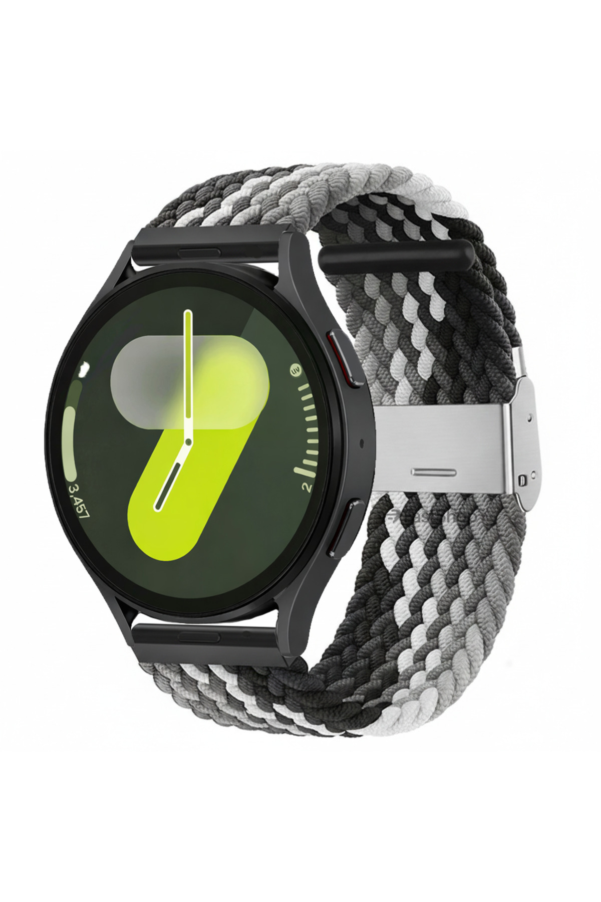 Samsung Galaxy Watch 4 5 6 7 Fe 40 44mm Classic 42 43 46 47mm Compatible 20mm Metal Clip Mesh Cord