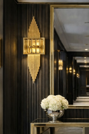 shop Pramit Modern Gold Pilli Günışığı Ledli Duvar Apliği 1 Adet Aplik