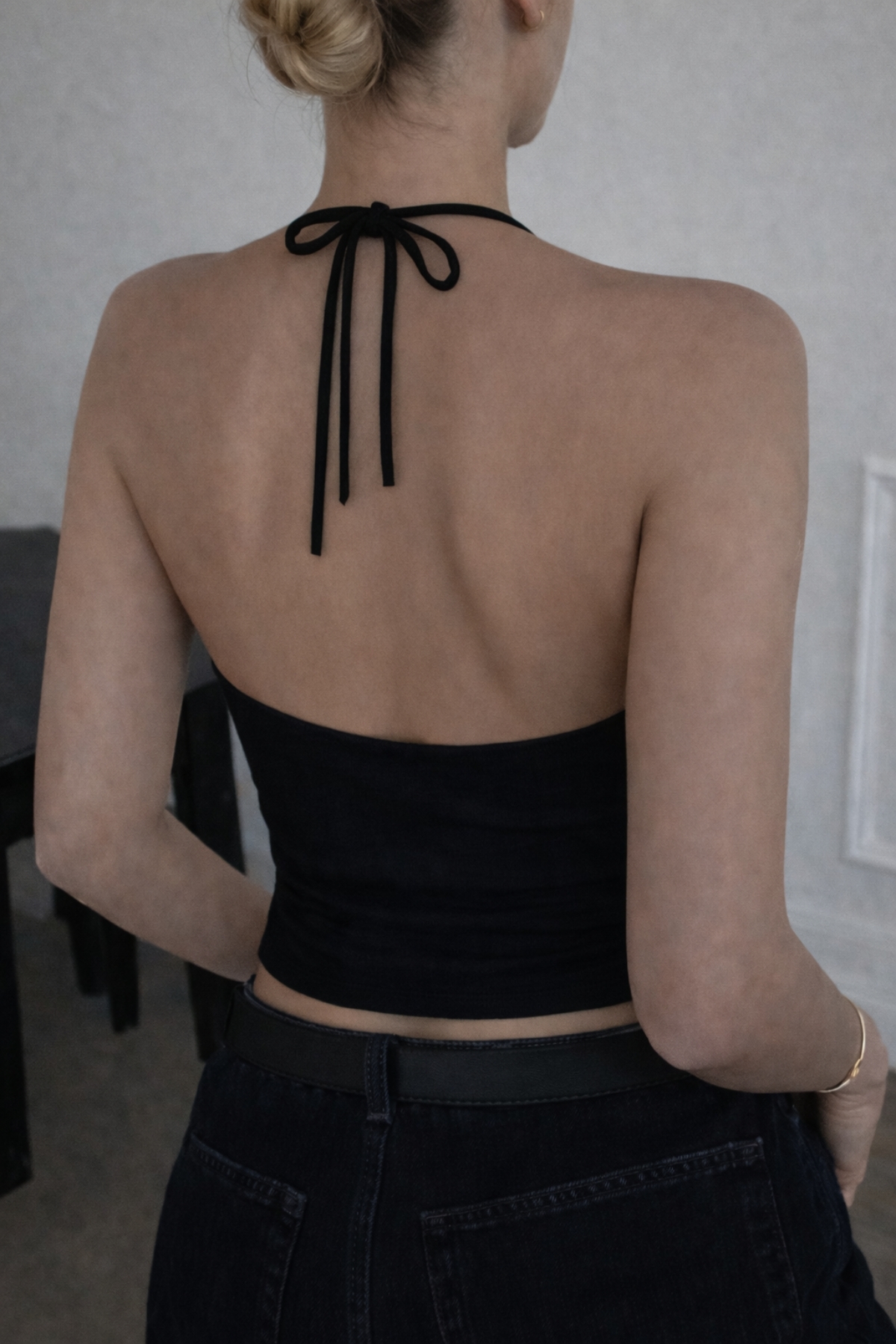 BESTYSO  Halter Yaka Top Halter Tank - Görsel 2