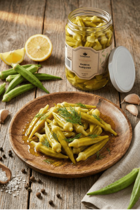 GURESSA Bamya Turşusu 660 ml (Mezelik & Atıştırmalık)