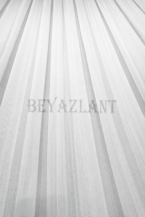 BEYAZLANT Mat Soft İpek Bambu Şantuklu Gramajlı 1/3 Sıkı Pileli Tül Perde Ütü...
