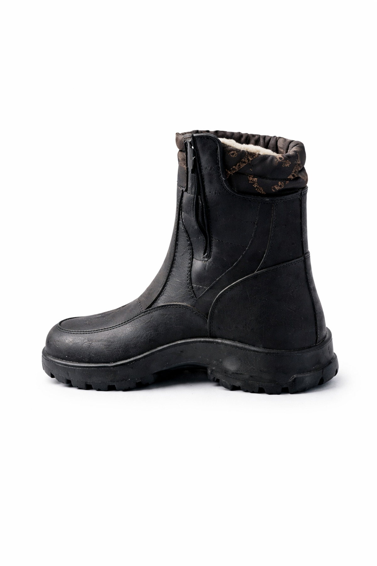 Liarca  Erkek İçi Yünlü Astarlı Su Geçirmez Kışlık Günlük Kar Botu