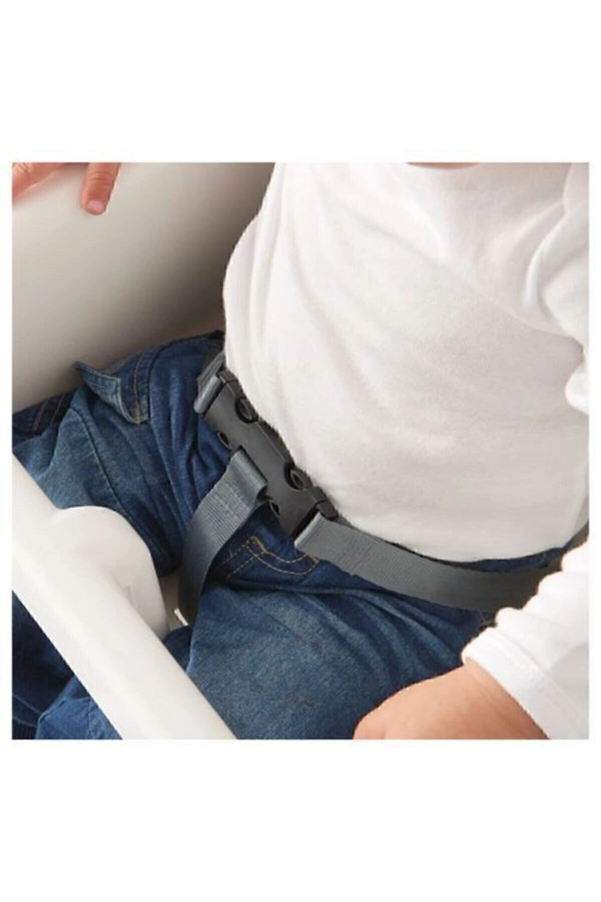 IKEA Unisex Beyaz Antilop Tepsili Mama Sandalyesi fotoğrafı 4 (önizleme)