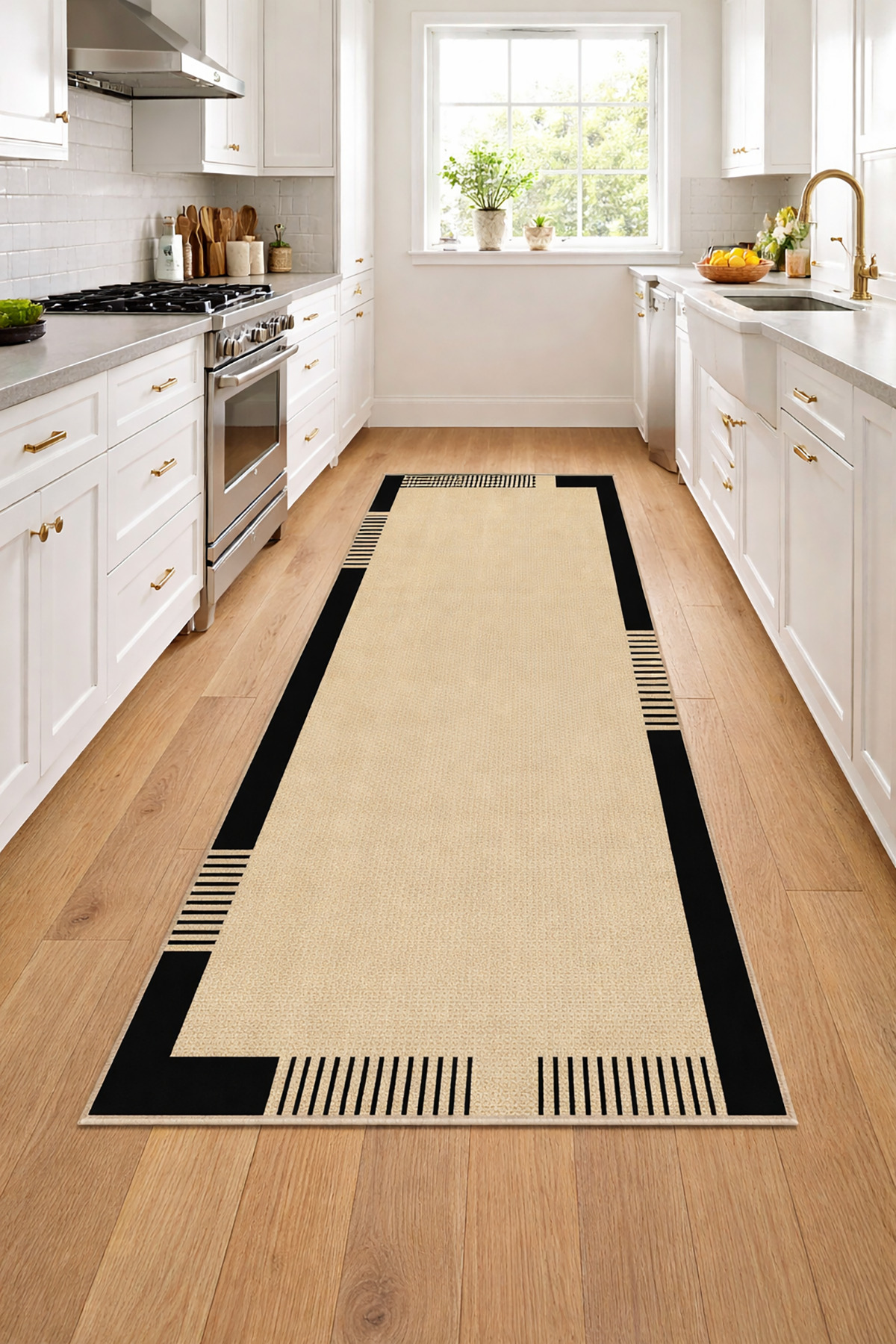 Digital Anti-Slip Washable Jute Look Living Room Rug Kitchen Carpet Balcony Carpet Runner Home Decor