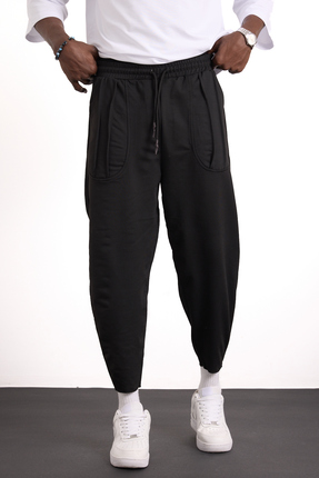 Superbluemexico Unisex Jakar Desenli Baget Pantolon