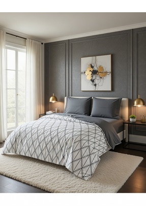 VALIENTE HOME Pamuk Karışımlı Çift Kişilik Nevresim Takımı