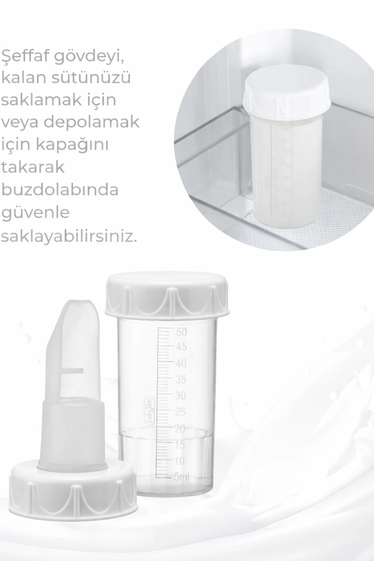 Babyjem Anne Süt Kaşığı - Yumuşak Uçlu fotoğrafı 3 (önizleme)