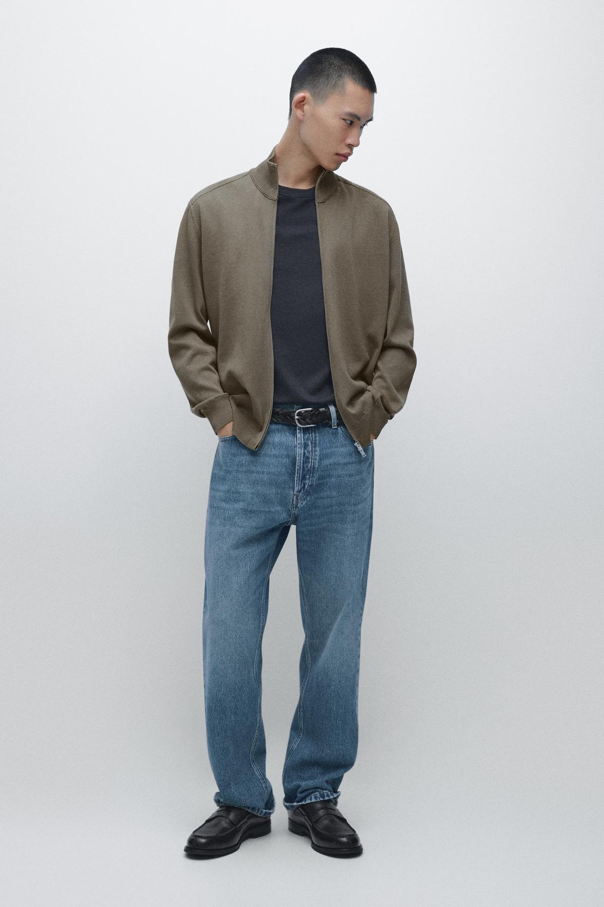 Massimo Dutti Cotton zip-up knit cardigan - Fiyatı, Yorumları