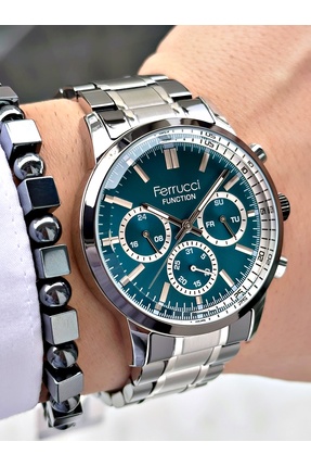 Ferrucci Funciton Takvimli Erkek Kol Saati 3 Atm Su Geçirmezlik
