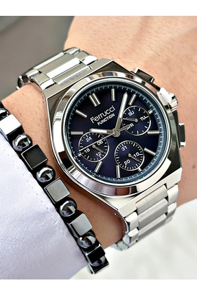 Ferrucci Function Siyah Kadran Fonksiyonlu Erkek Kol Saati 2 Yıl Garantili Or...
