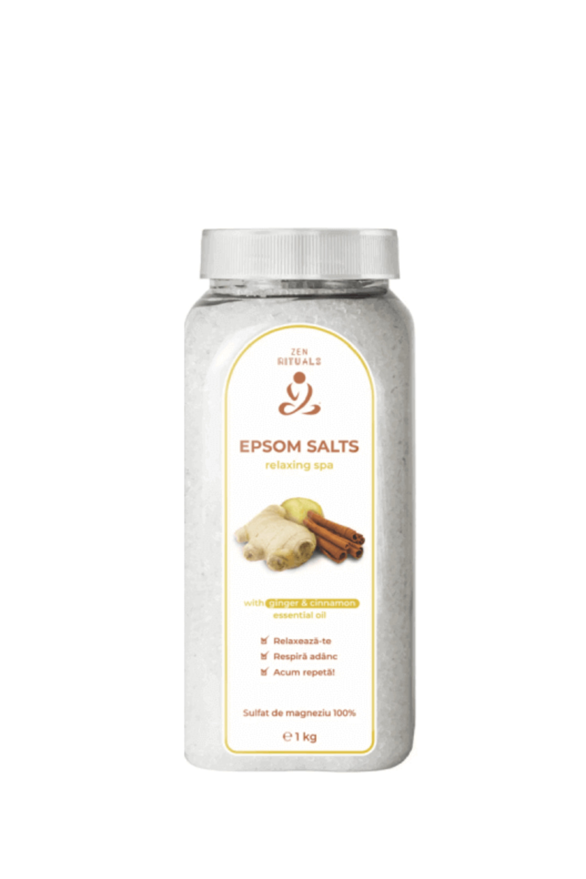 Zen Rituals Salt Zen Rituals Английски соли за вана (магнезиев сулфат) с етерично масло ...