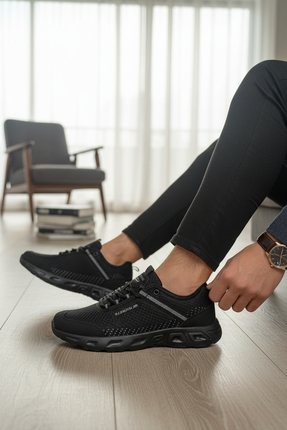 ENOCH SHOES Enoch Fileli ve Esnek Lumber Dora Anatomik Tabanlı Erkek Spor Aya...