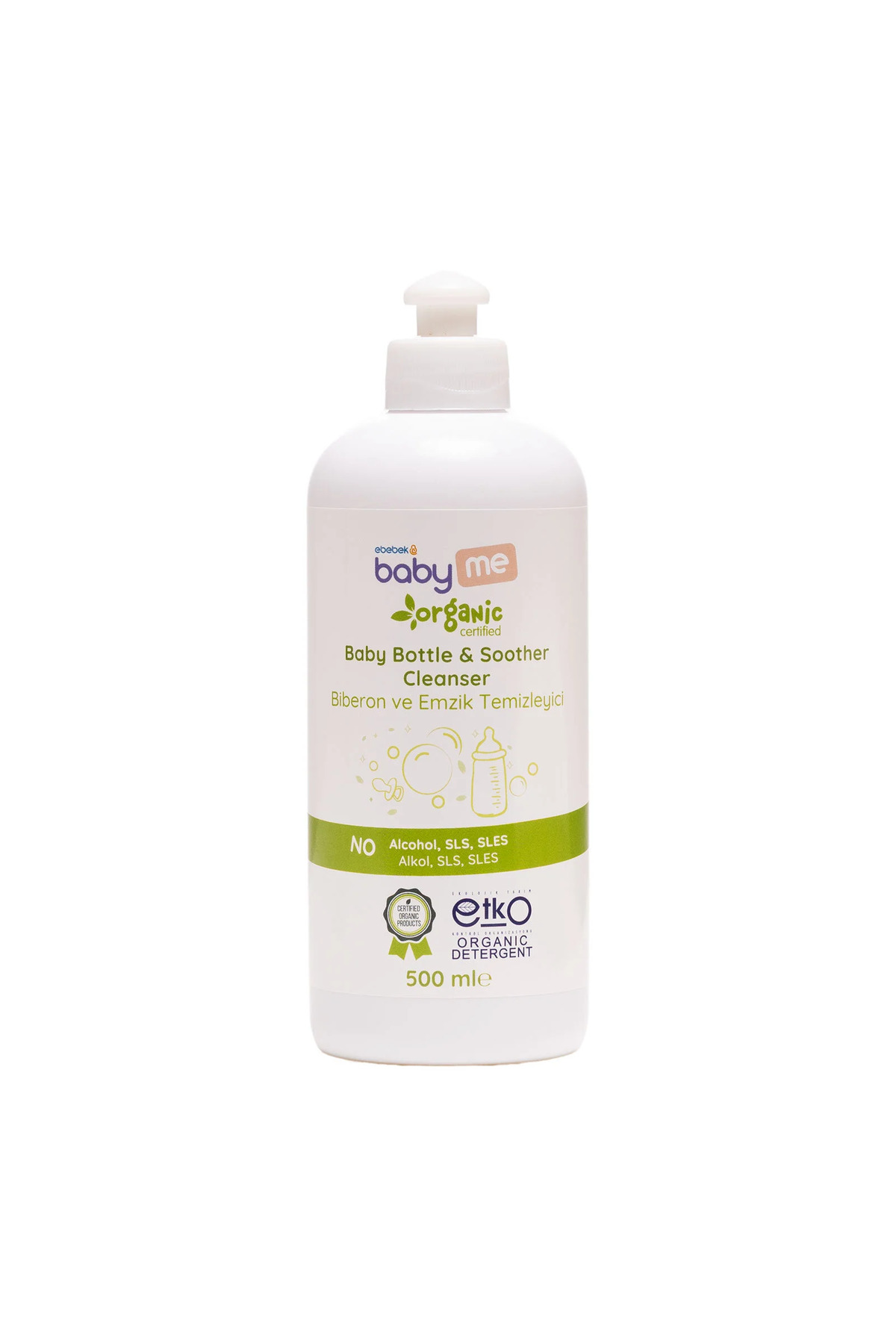 Baby&Me Baby Me Organik Likit Biberon Ve Emzik Temizleyici 500 ml
