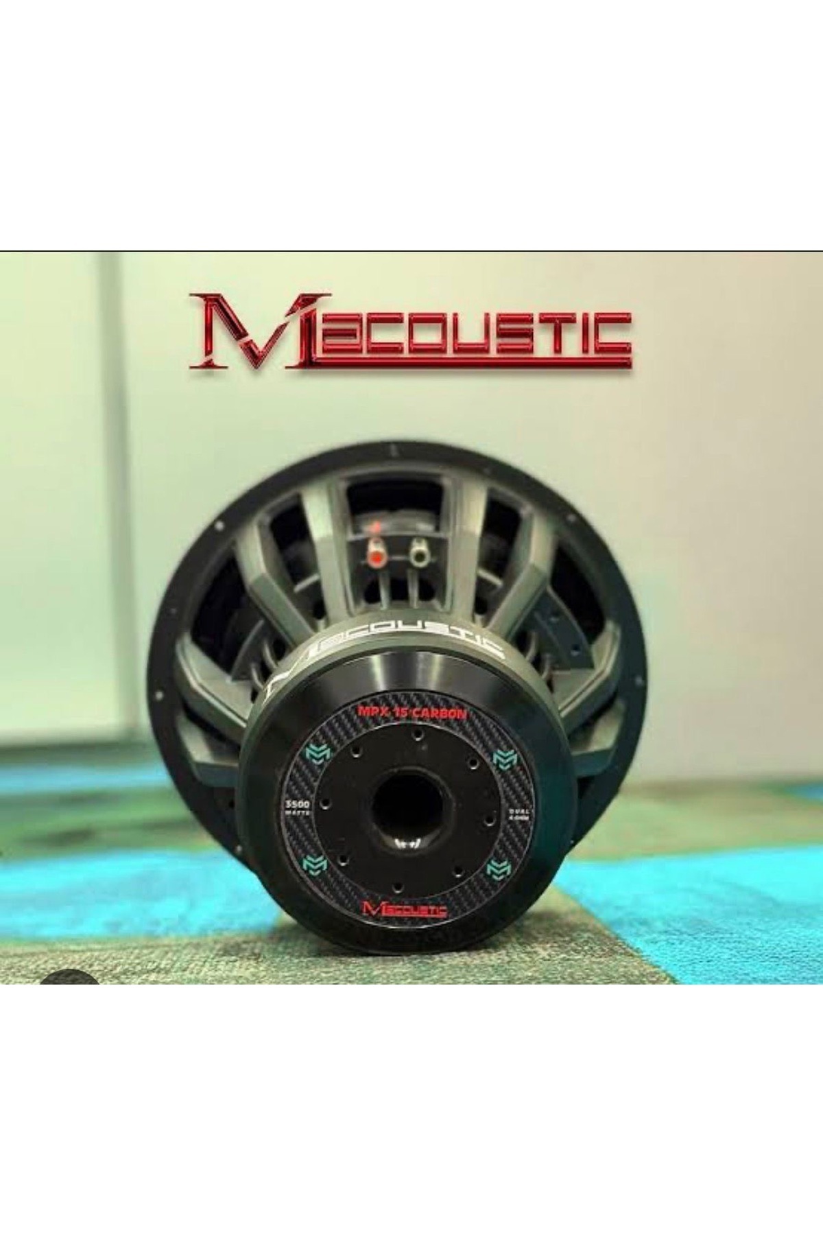 ましゅー MACOUSTİC Deniz Sound Garage 38 cm Subwoofer MPX 15 CARBON D4 7000
