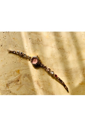 TakıcımMila Pembe ÇİÇEK 7 Element ÇELİK Kadın Kol Saati