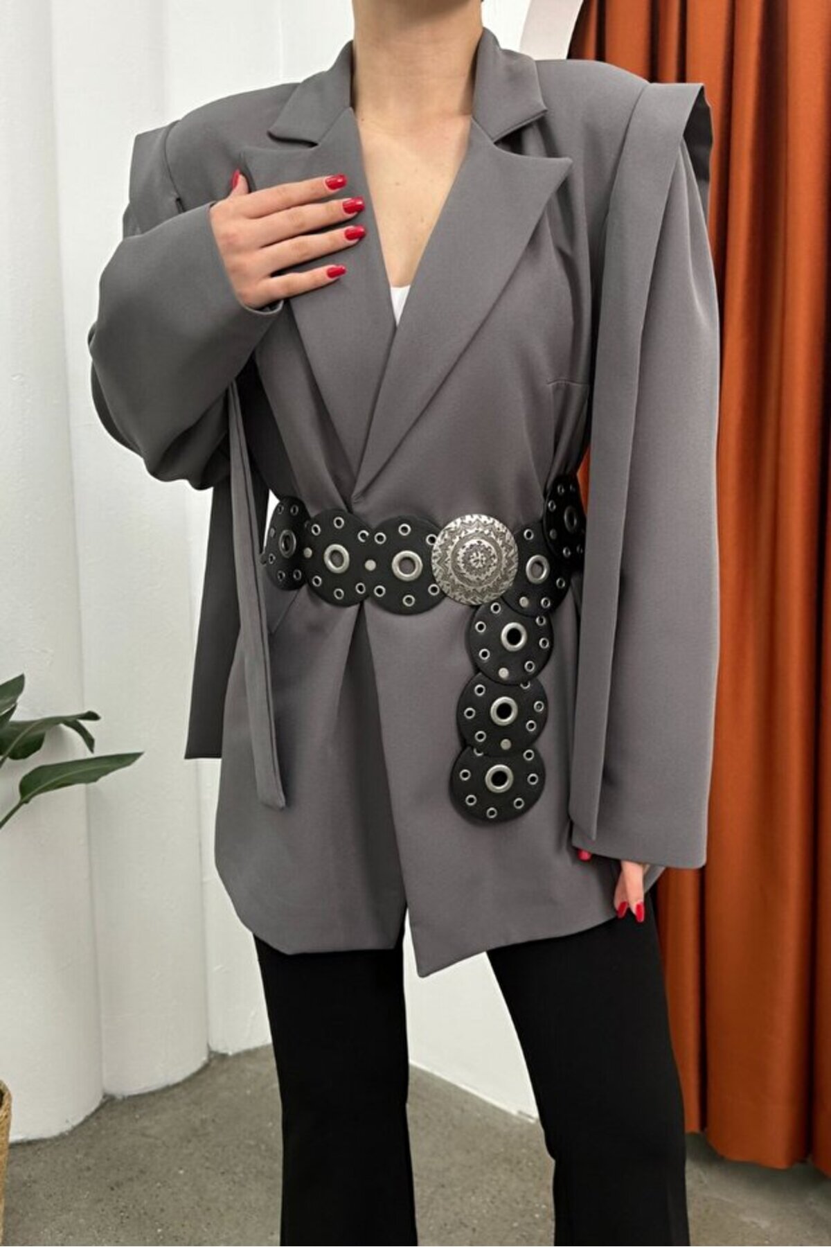 Women's Design String Jacket - Görsel 3
