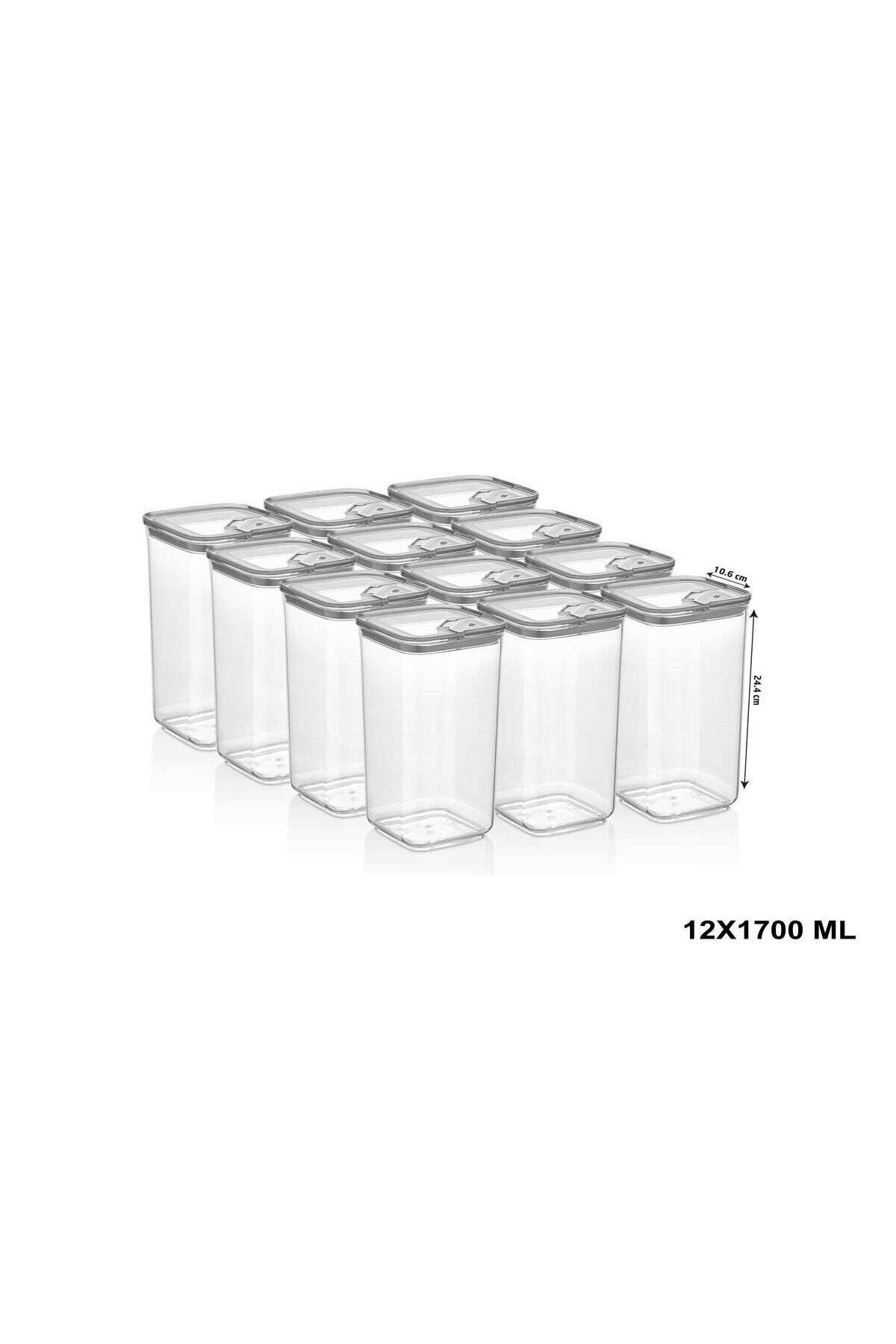 Vip Ahmet 12'li Pratik Saklama Kabı Seti (12*1700 ml) - Fiyatı