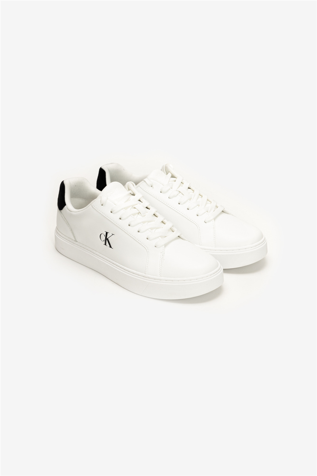 Calvin Klein  Deri Logolu Sneaker Ayakkabı YM0YM0143501W Erkek AYAKKABI YM0YM01435 01W - Görsel 2