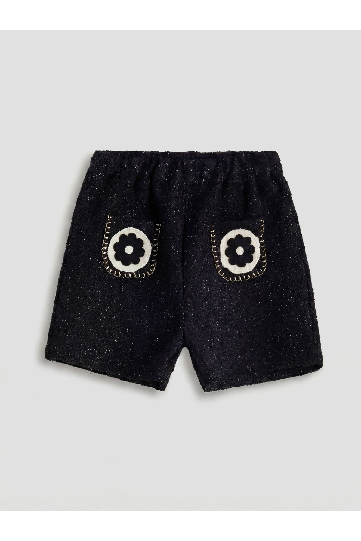 LC Waikiki Elsiva Collection Bej Bebe Yaka Kız Çocuk Bluz Şort ve Külotlu Çorap fotoğrafı 6 (önizleme)