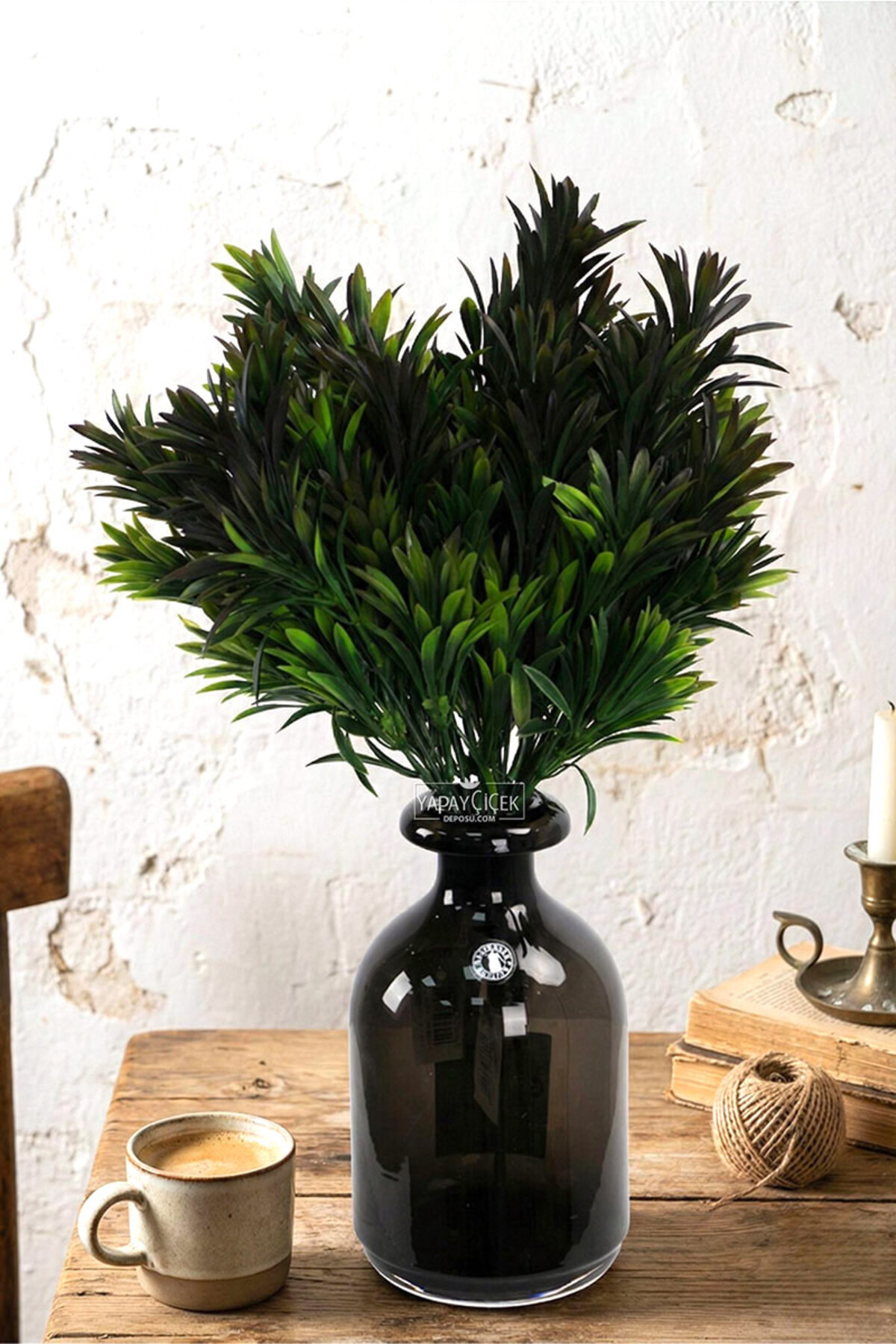Artificial Foliage 5 Branch Boxtree Bundle 37cm Green