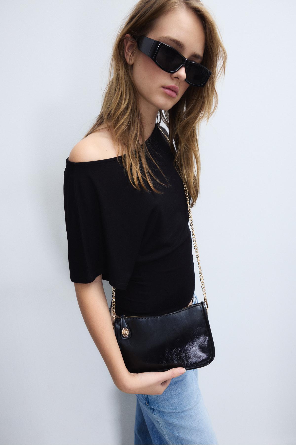 Stradivarius  Çok pozisyonlu çapraz çanta - Görsel 4