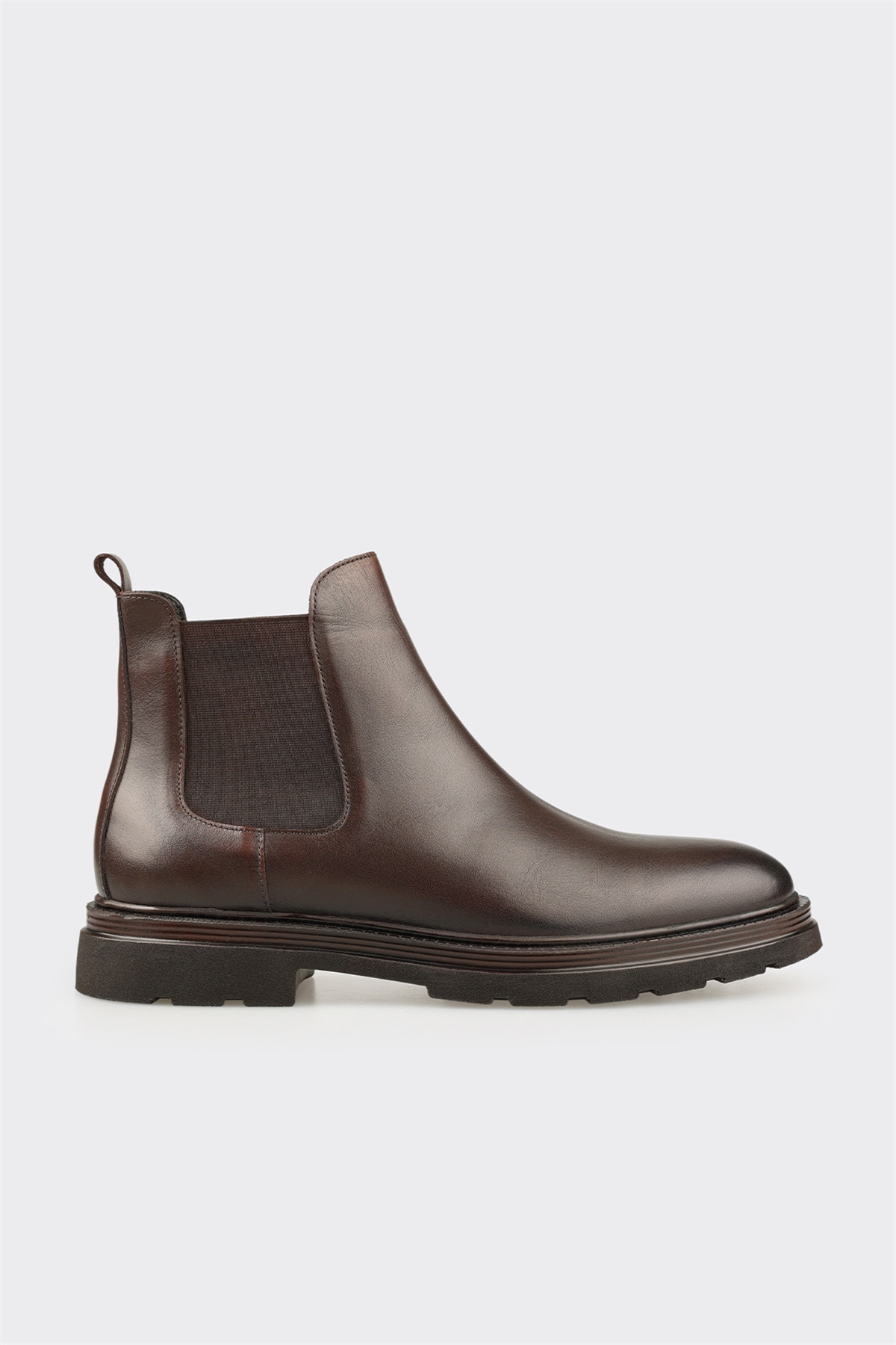 Elle Shoes Kahve Deri Erkek Günlük Bot
