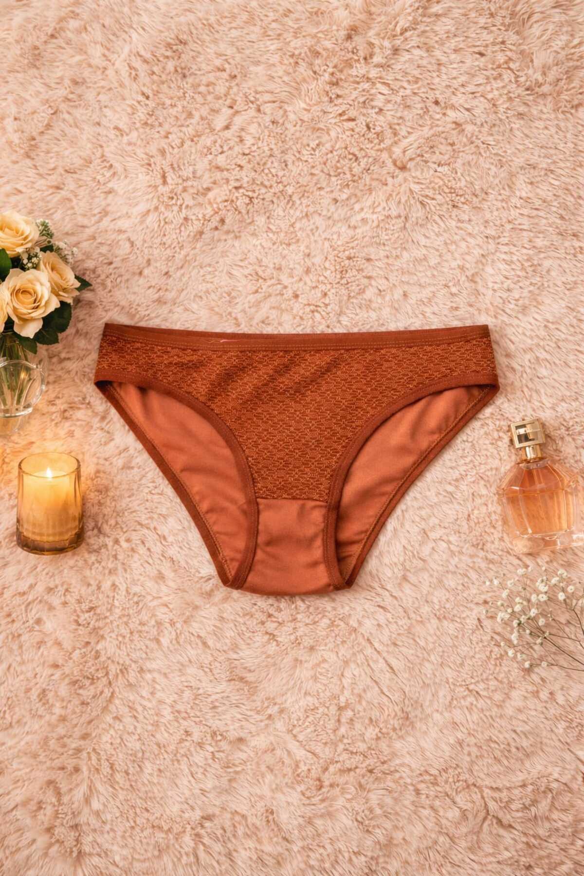 hepimiz alalım  Tarçın Renk Push Up Sütyen Külot Takımı – Basic Toparlayıcı - Görsel 3