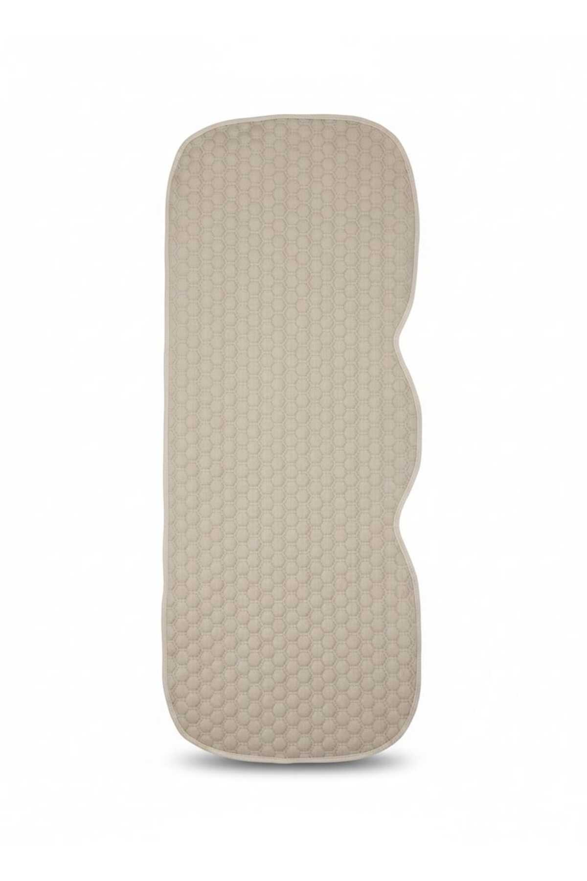 ER-AY OTO TEKSTİL Lüks Kapitone Desenli Antislip Araba Koltuk Koruyucu Üçlü Minder Seti - BEJ (2 Ön ve 1 Arka Set) fotoğrafı 4 (önizleme)