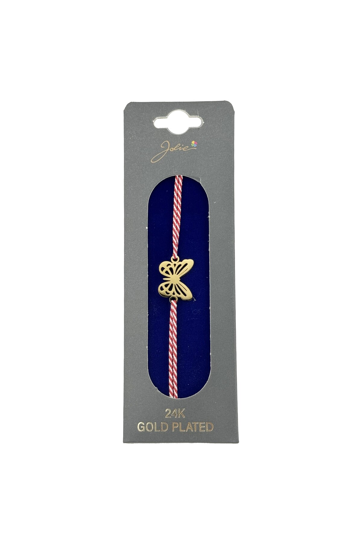 Flippy Bratara Placata cu Aur 24k, Jolie, Model FLUTURE PLIN, Martisor Bratar...