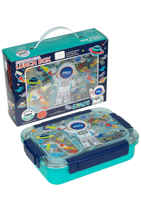 Dream Vest Bento 710ml Lunchbox Sevimli Dostlar Tek Katlı 3 Bölmeli Paslanmaz...