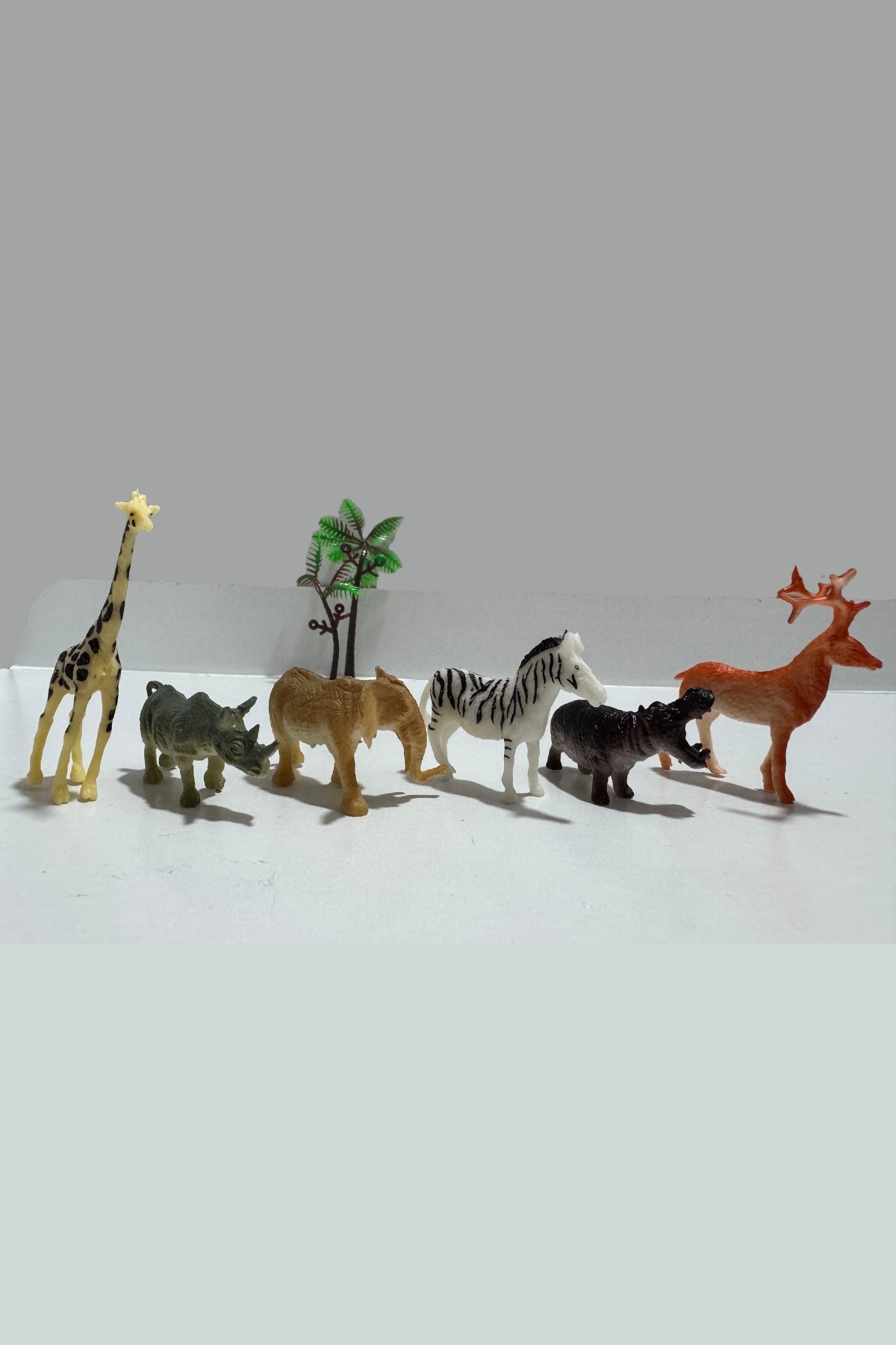 KentOyuncaK Safari Hayvanları Mini Figür Seti - 13 Parçalı Vahşi