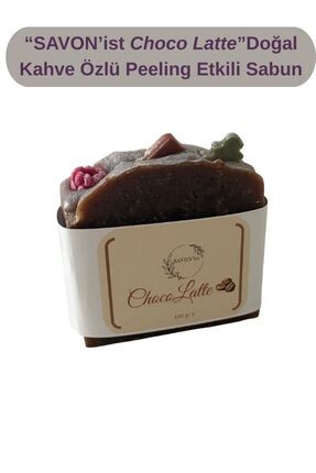 SAVON'ist CHOCO LATTE Doğal Kahve Özlü Peeling Etkili Sabun
