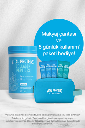 Vital Proteins Peptide Collagen Çantalı Deneme Seti Hediye