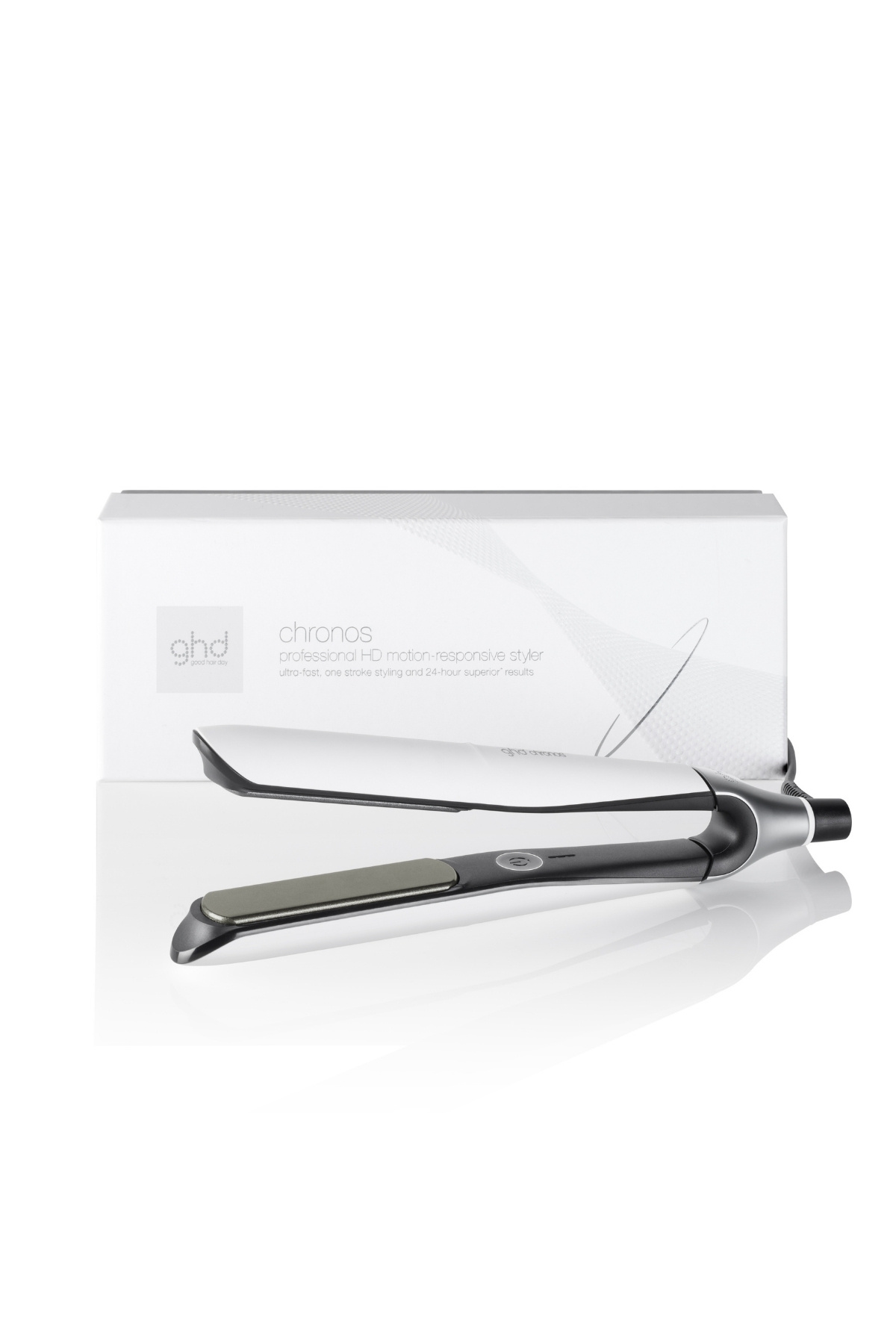 CHRONOS WHITE PROFESSIONAL HAIR STRAIGHTENER