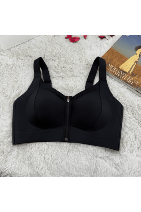 Elaram Kadın Fermuarlı Toparlayıcı Bustiyer Sütyen – Dikişsiz, Rahat ve Nefes...