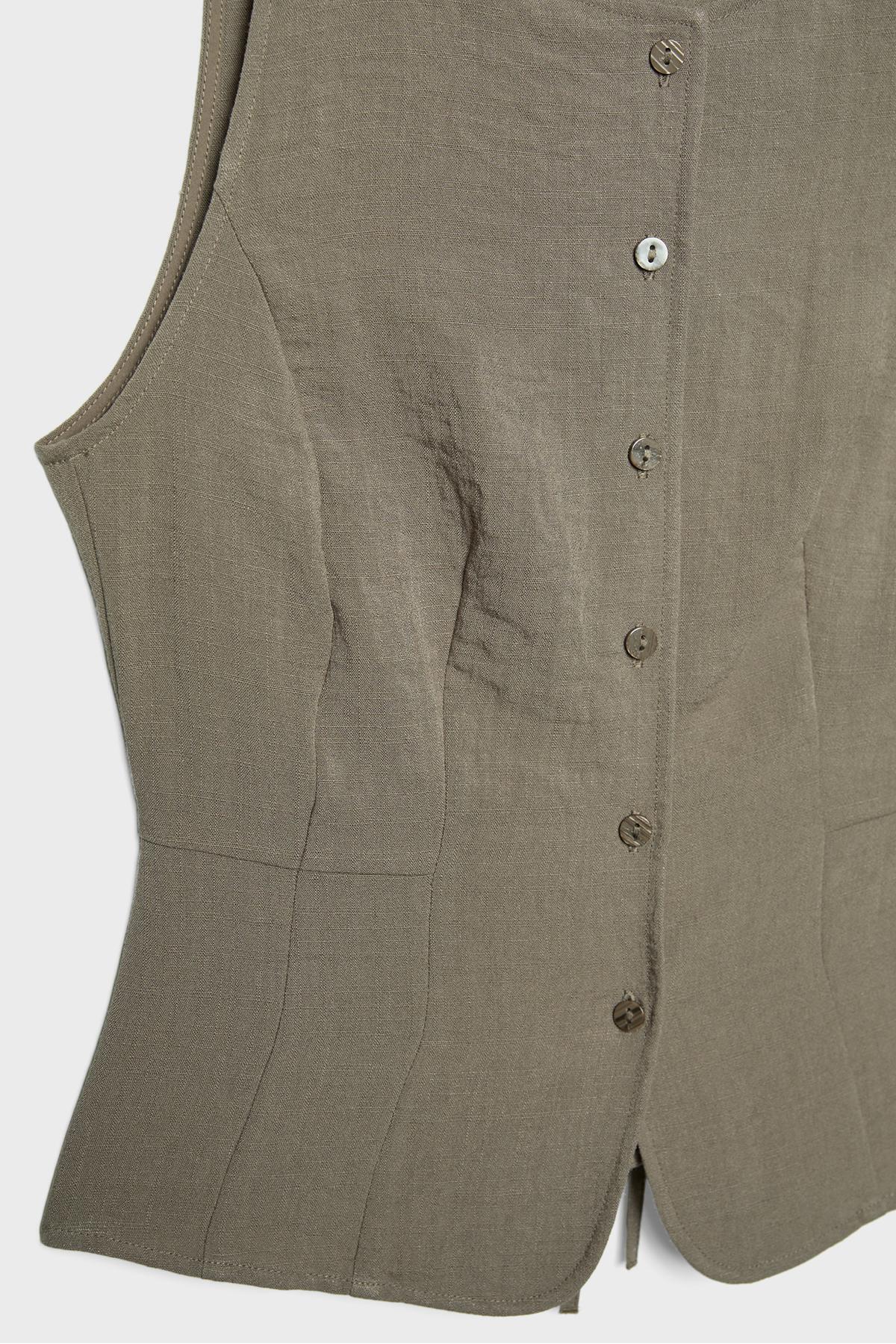 Stradivarius  Düğmeli kolsuz top - Görsel 8