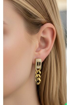 Floramour VIP Gold Taşlı Gurmet Küpe