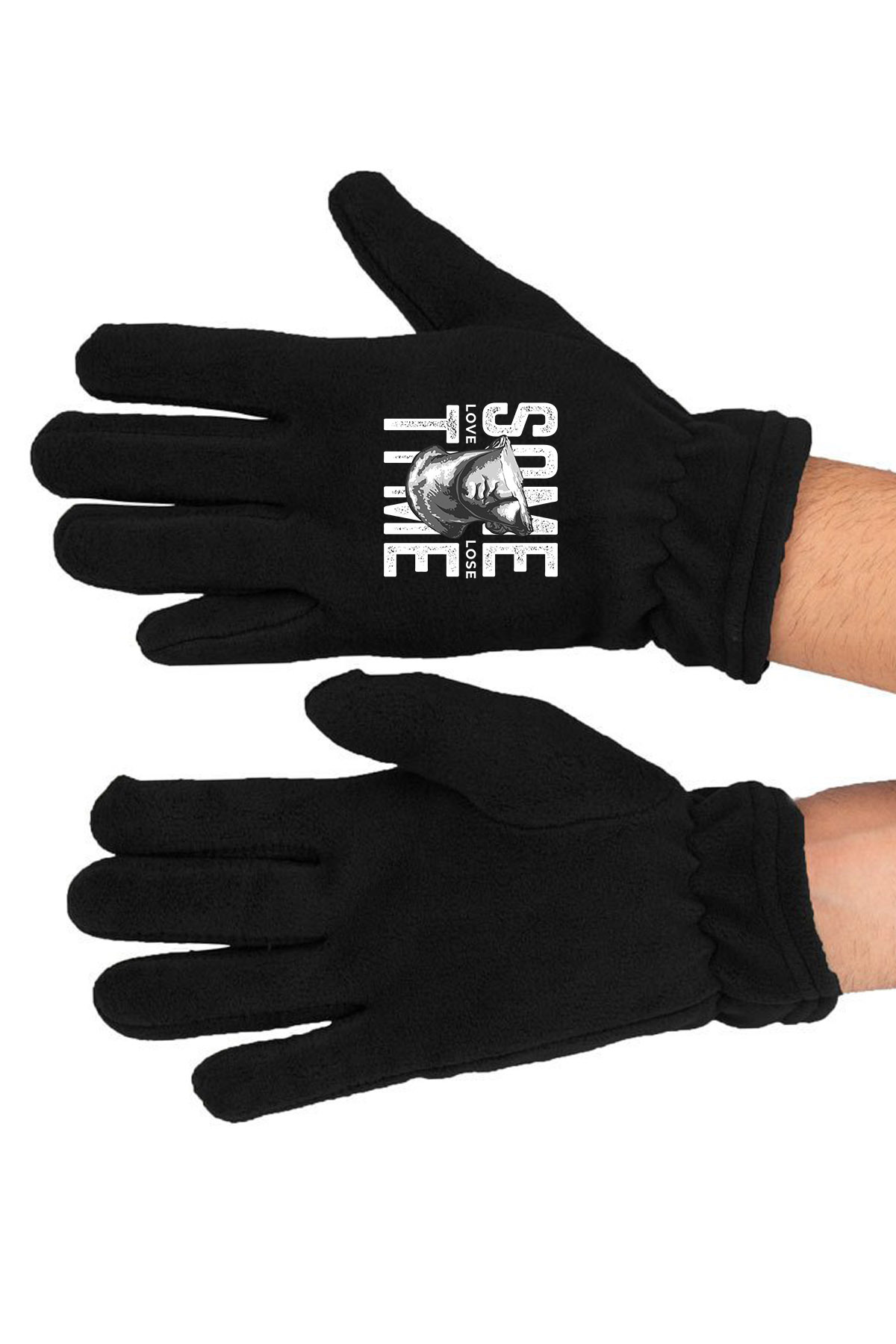 Omotasarım Some Time Unisex Polar Uzun Eldiven