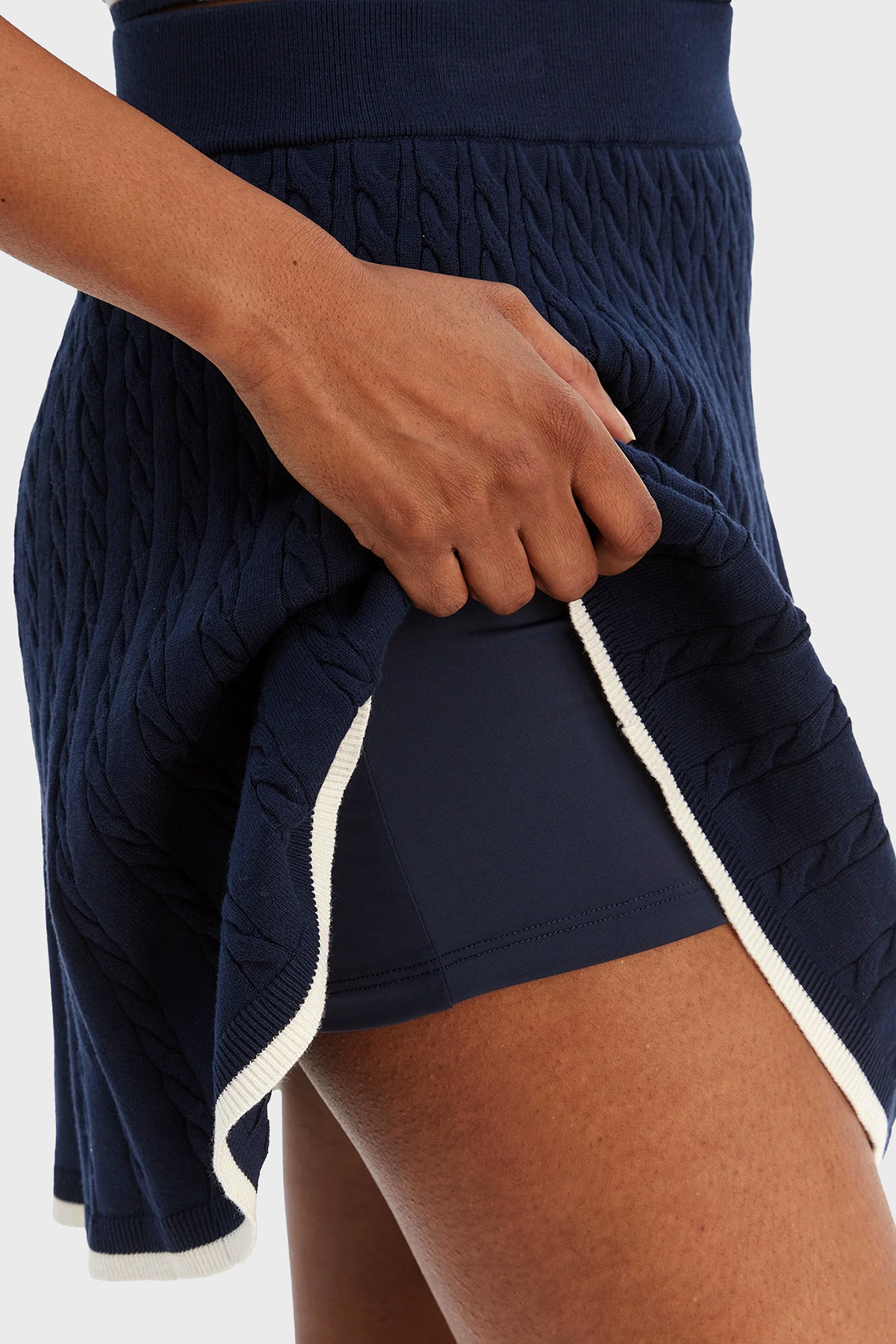 Guess  Shari Regular Fit Örgü Detaylı Triko Pileli Etek V6RD07Z4652 ETEK V6RD07 Z4652 G7R1 - Görsel 5