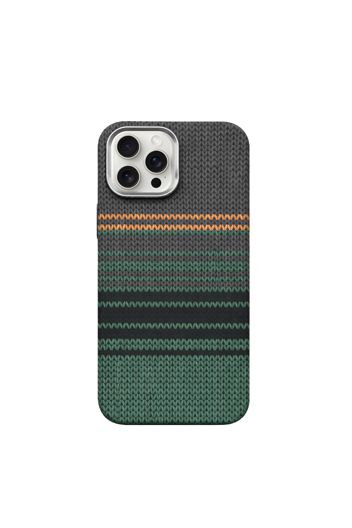 Apple iPhone 16 Pro ile Uyumlu MagSafe Şarj Özellikli İnce Yapılı Karbon Kevlar Kılıf - Yeşil