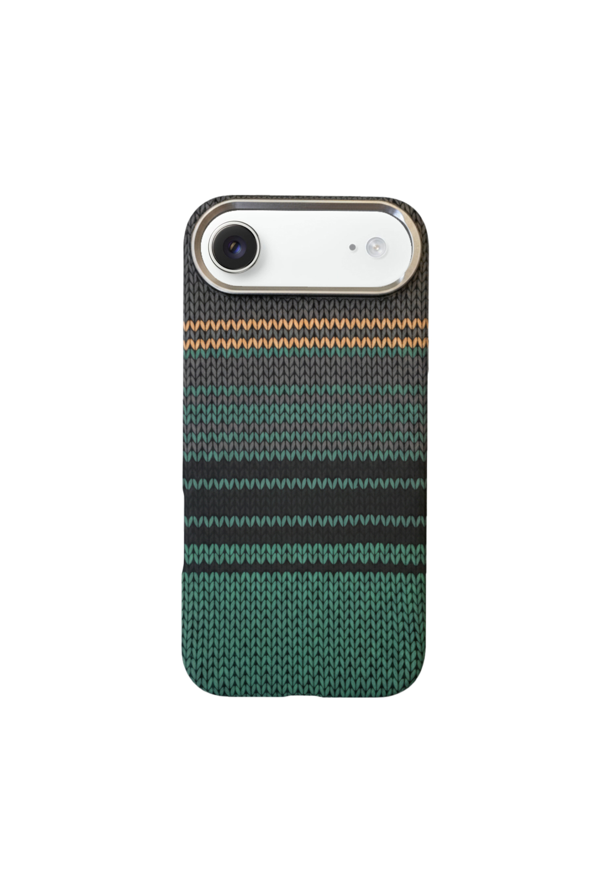 Apple iPhone 17 Air ile Uyumlu MagSafe Şarj Özellikli İnce Yapılı Karbon Kevlar Kılıf - Yeşil